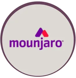 Logotipo Mounjaro para material informativo da Caps da Beleza